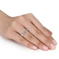 thumbnail image 4 of Miabella Diamond-Accent Sterling Silver Infinity Ring, 4 of 5