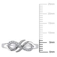 thumbnail image 3 of Miabella Diamond-Accent Sterling Silver Infinity Ring, 3 of 5