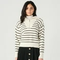 thumbnail image 1 of Devoted Long Sleeve Half-Zippered Sweater, 1 of 2