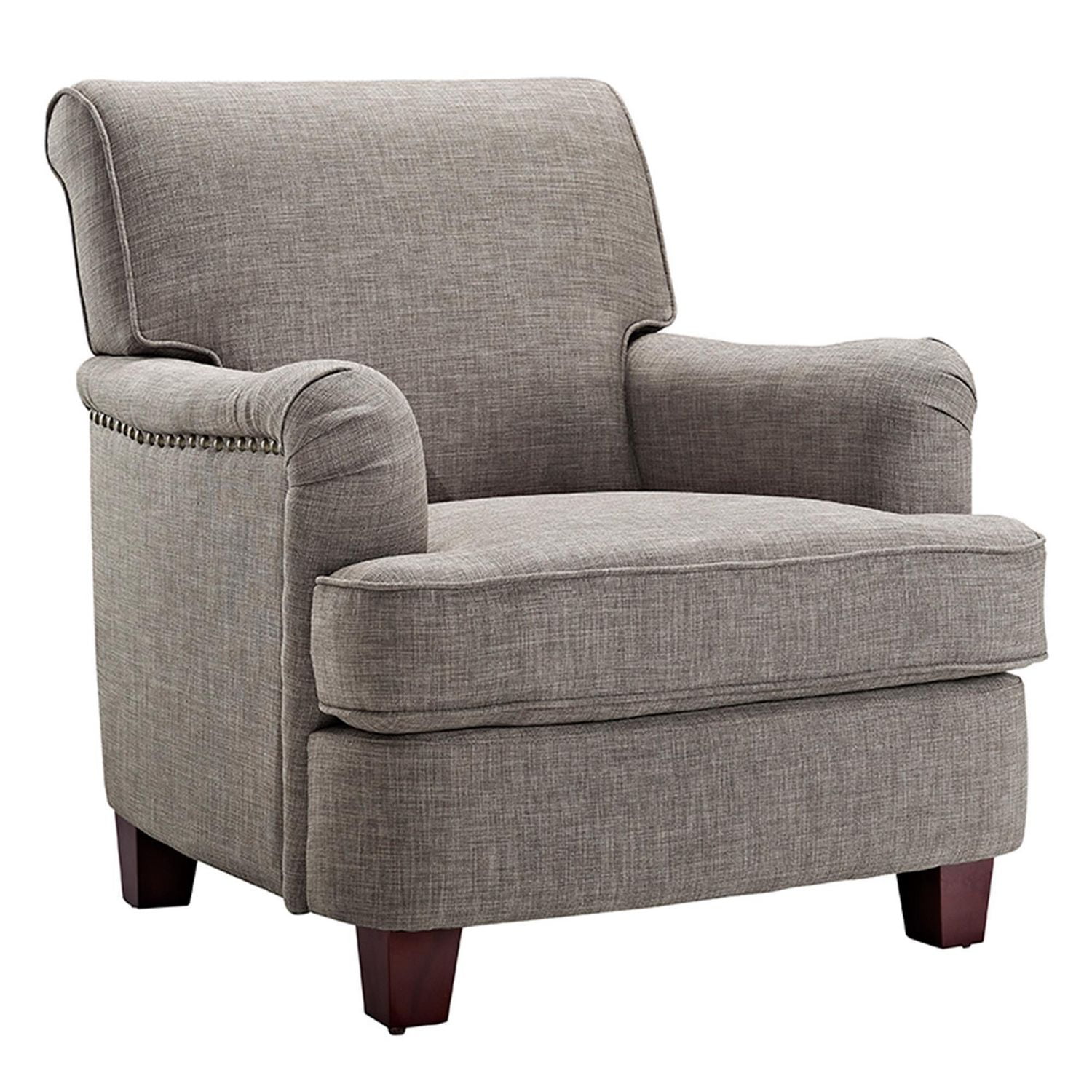 Better Homes And Gardens Grayson Upholstered Club Accent Chair Gray