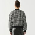thumbnail image 2 of Devoted houndstooth bomber jacket, 2 of 2