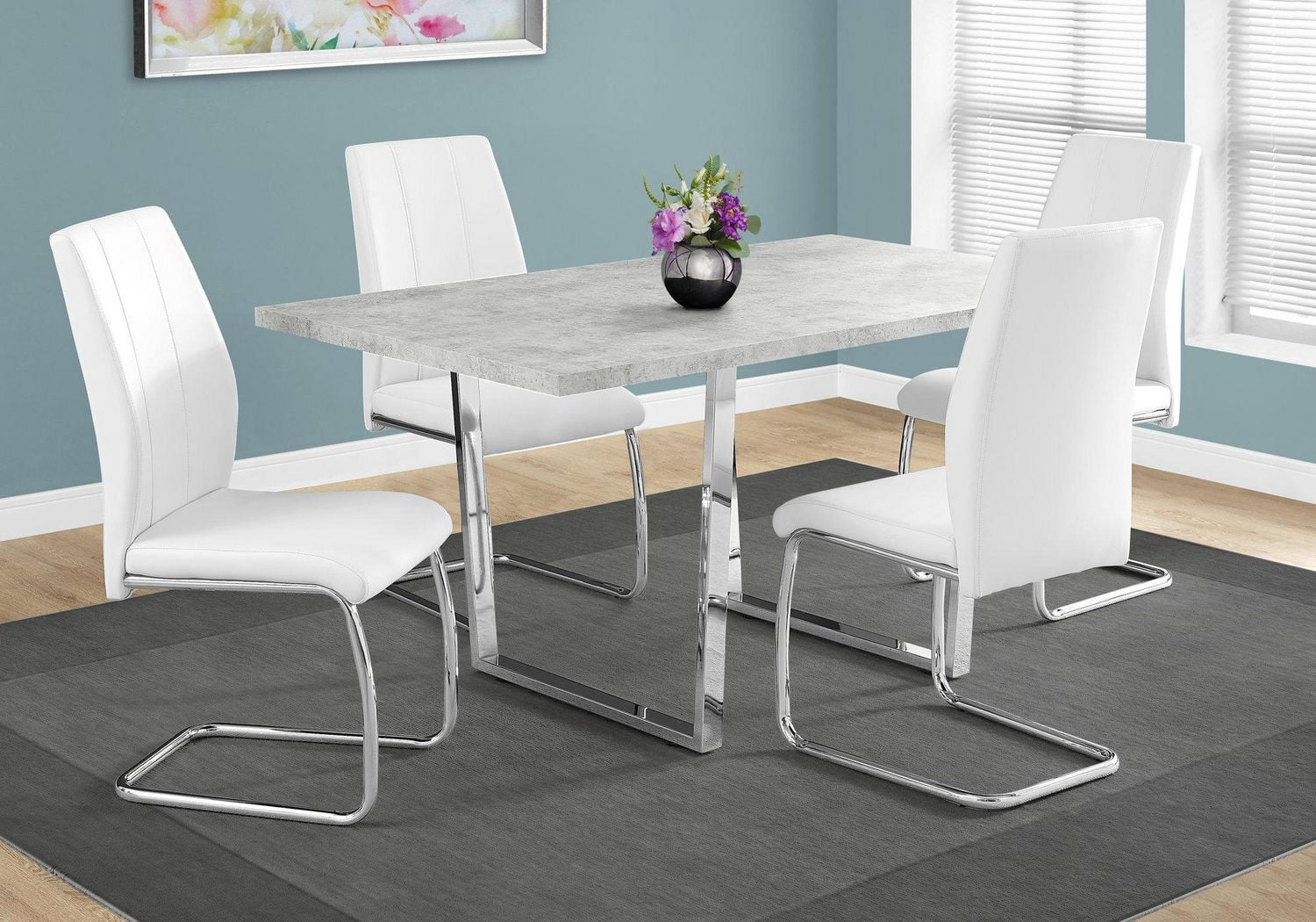 Monarch Specialties Grey Dining Table Walmart Canada
