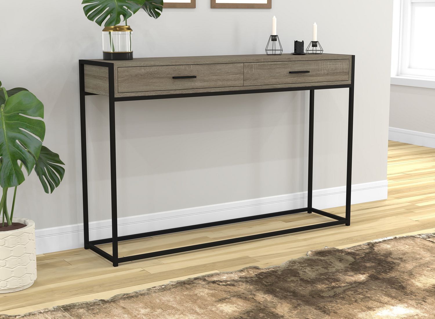 Safdie Co Entryway Table Console Table Sofa Couch Table 48 L