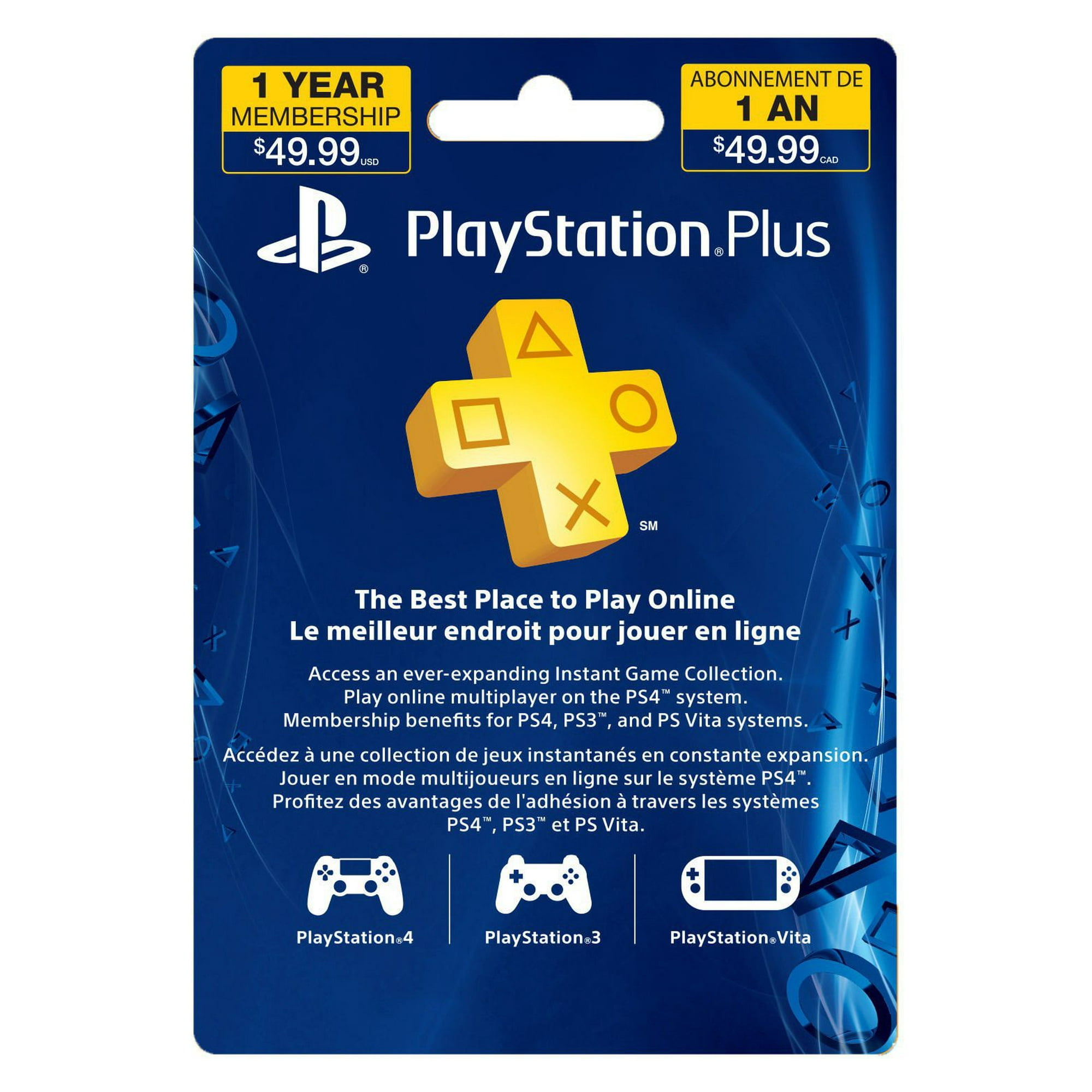 PlayStation® Plus 12 Month Subscription Card 
