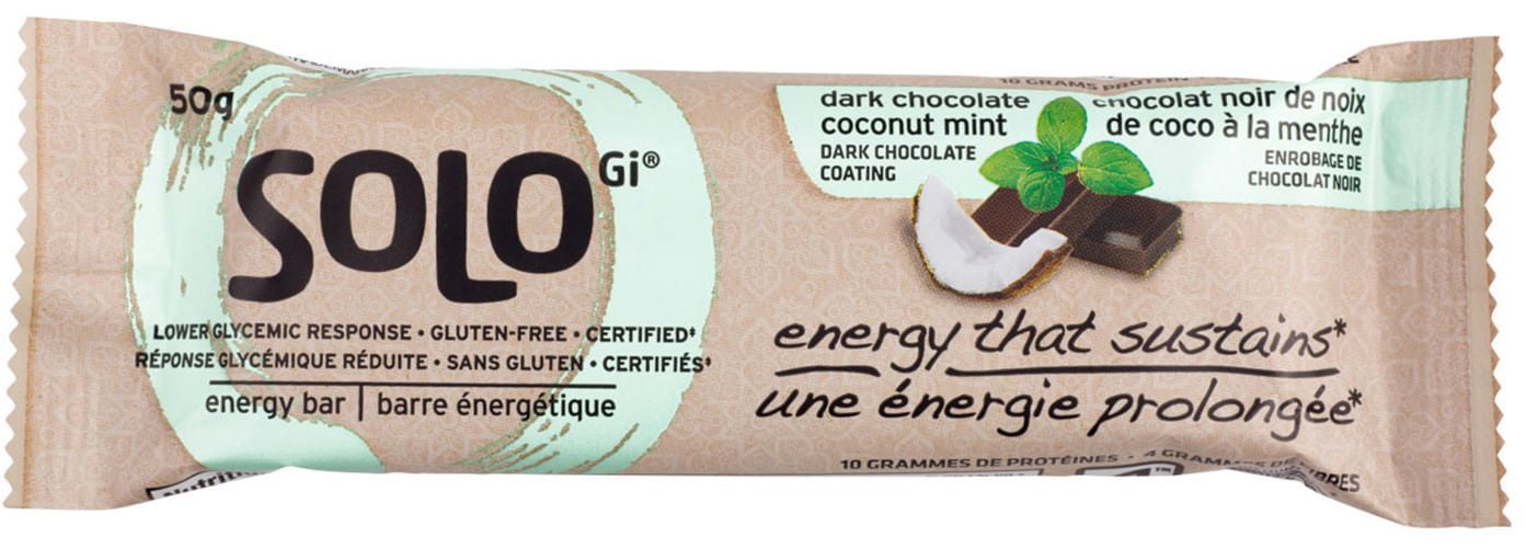 SoLo Dark Chocolate Coconut Mint Energy Bars Walmart Canada