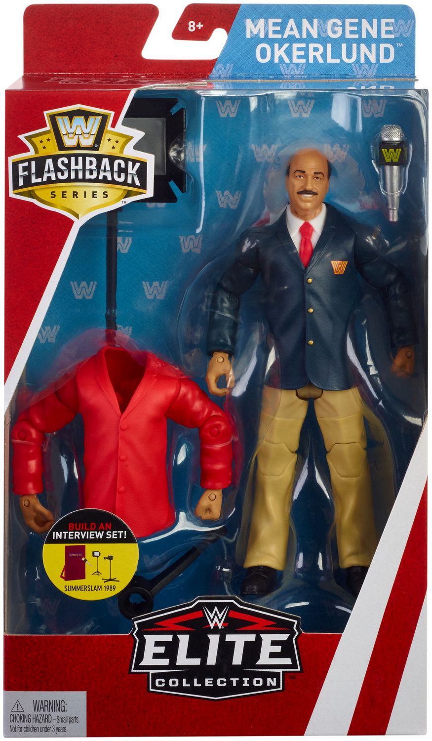 WWE Flashback Series Mean Gene Okerlund Elite Collection Action