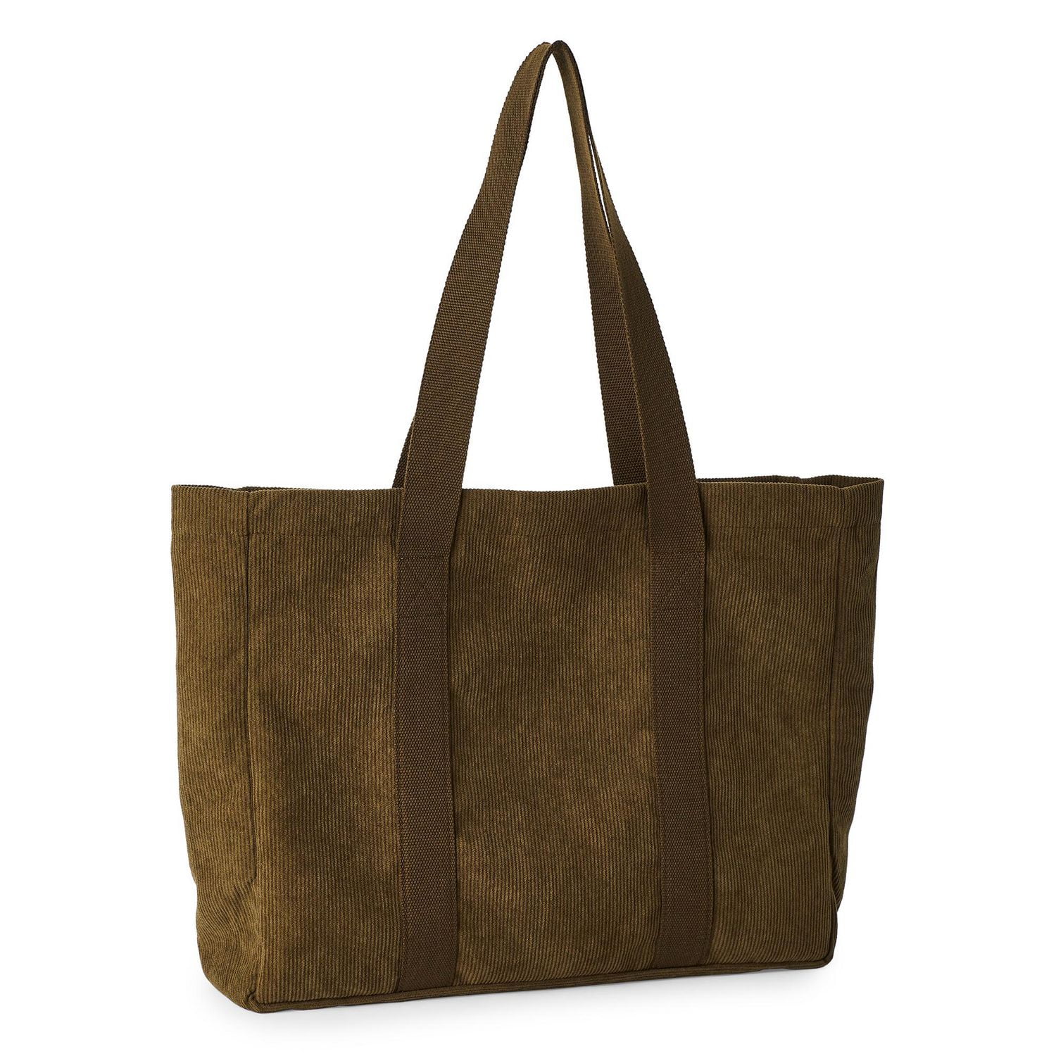 Sac fourre-tout en velours côtelé Time and Tru pour femmes Taille unique