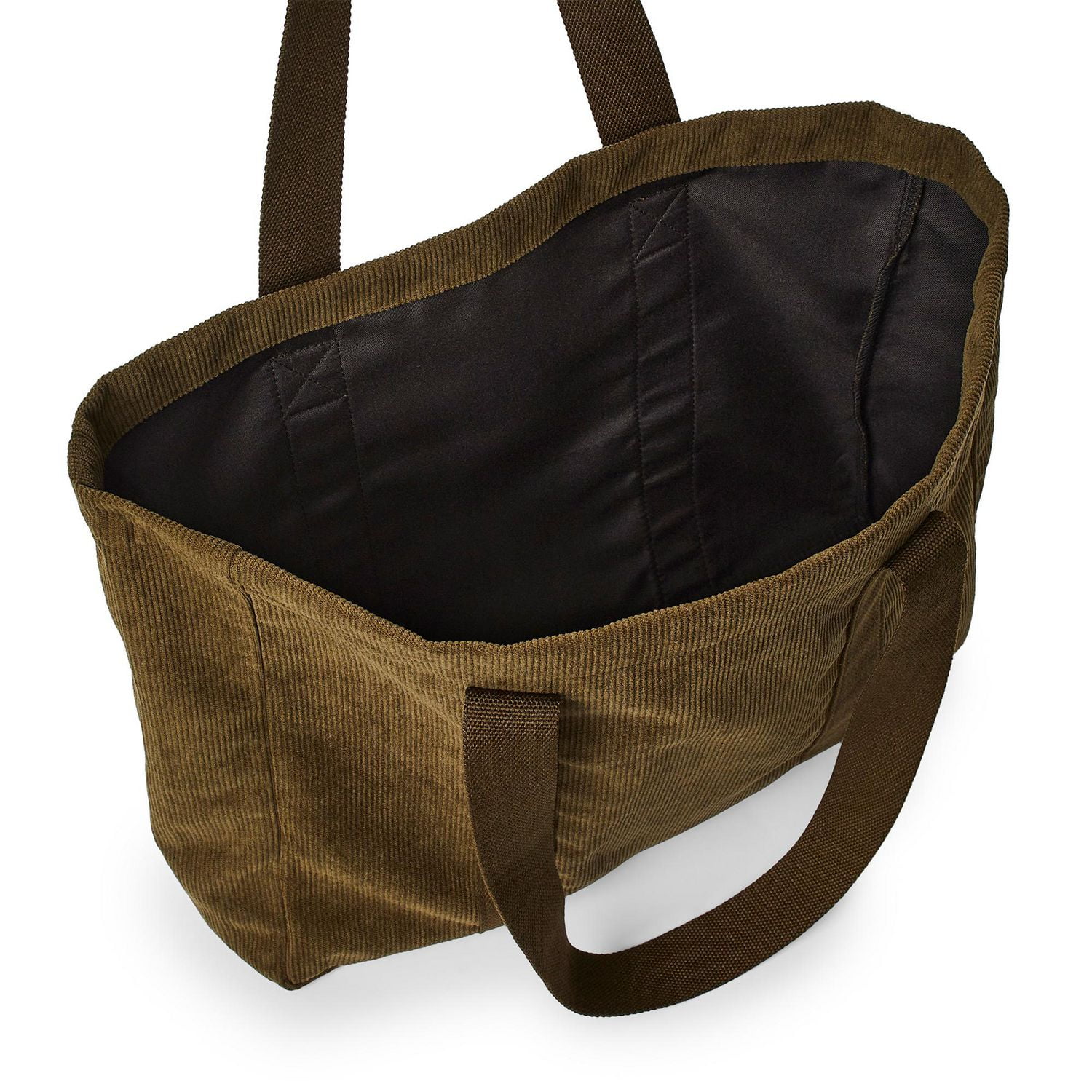 Sac fourre-tout en velours côtelé Time and Tru pour femmes Taille unique