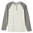 thumbnail image 1 of George Boys' Long Sleeve Henley Tee, 1 of 2