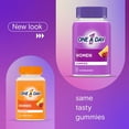 thumbnail image 2 of One A Day Women's Multivitamin Gummies - with Vitamins A, C, D and Zinc to Support Immune Function, Biotin for Healthy Hair, Skin and Nails, 2 of 11