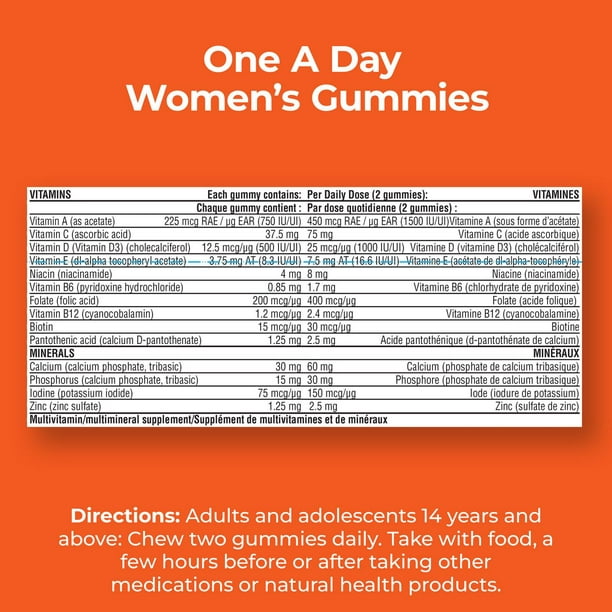 Daily Women's Multivitamin Gummies, Adult Vitamins