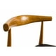 Chaise de salle à dîner avec coude Nicer Furniture avec cadre en bois de frêne et en simili-cuir – image 5 sur 5