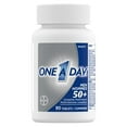 thumbnail image 3 of One A Day Multivitamins for Men 50+ – With Vitamins A, B, C, D, E, Calcium, Selenium, Magnesium & Zinc to Support Immune, Bone, Heart & Eye Health, 3 of 11