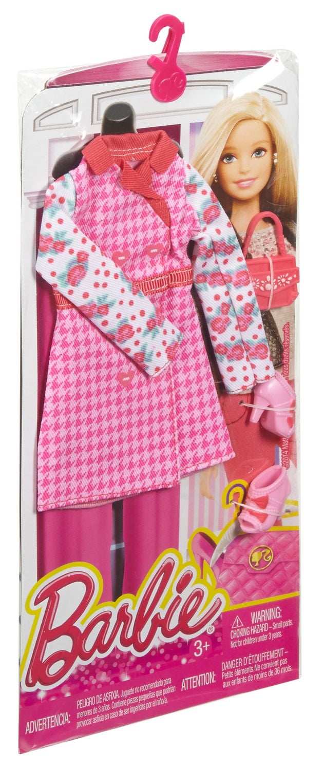 Barbie Complete Look Fashion Pack 1 Pink Walmart