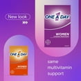 thumbnail image 3 of One A Day Multivitamin for Women – Daily for Women with Vitamins A, C, D and Zinc for Immune Support, Biotin, Calcium, Iron, 3 of 11