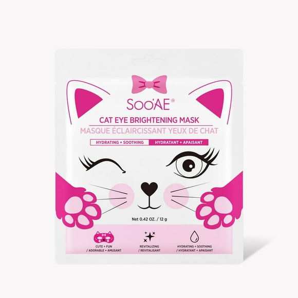 Soo'AE Cat Eye Brightening Mask, Volume : Net 0.42 OZ. / 12 g