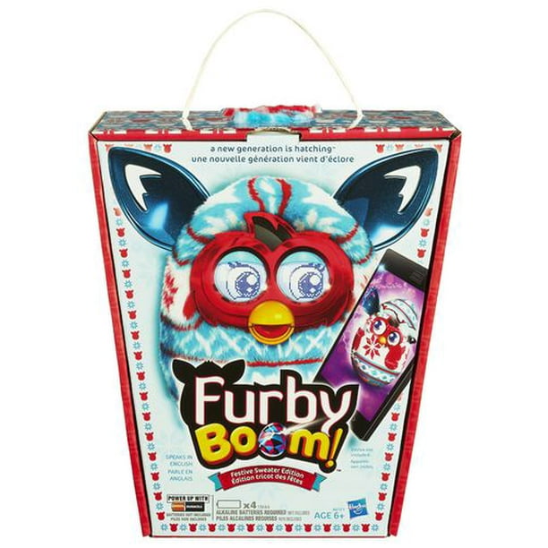 Furby Boom – Édition limitée – Tricot des fêtes (Version anglaise)
