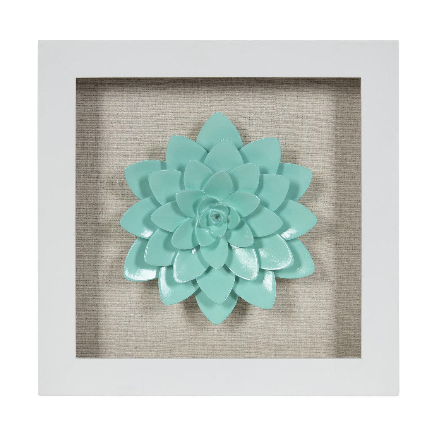 Dimensional Framed Flower Wall Art Blue Walmart Canada