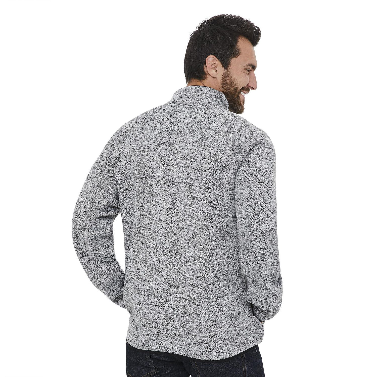 Fleece hot sale sweater walmart