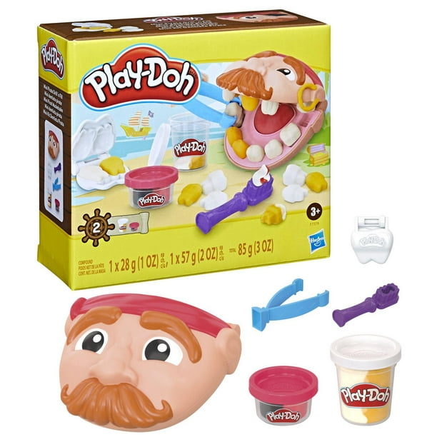 Play-Doh Mini dentiste pirate, jouets préscolaires avec pâte à modeler 