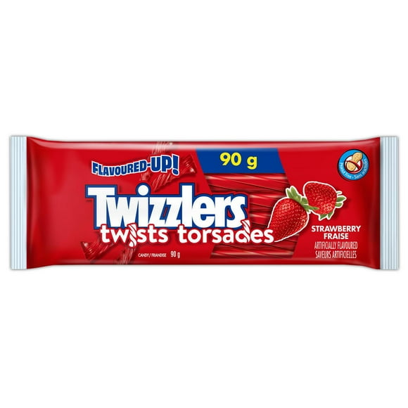 TWIZZLERS Strawberry Twists Candy, 90g