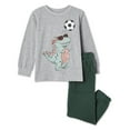 thumbnail image 1 of Ensemble 2 pièces avec t-shirt à imprimé graphique George pour petits garçons, 1 of 2