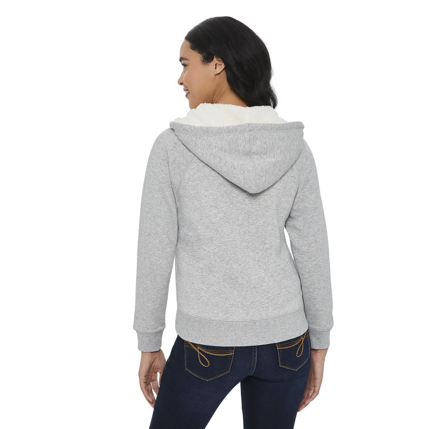 Sherpa hot sale lined hoodie