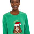 thumbnail image 4 of George Women's Holiday Pajamas 2-Piece Set, 4 of 7