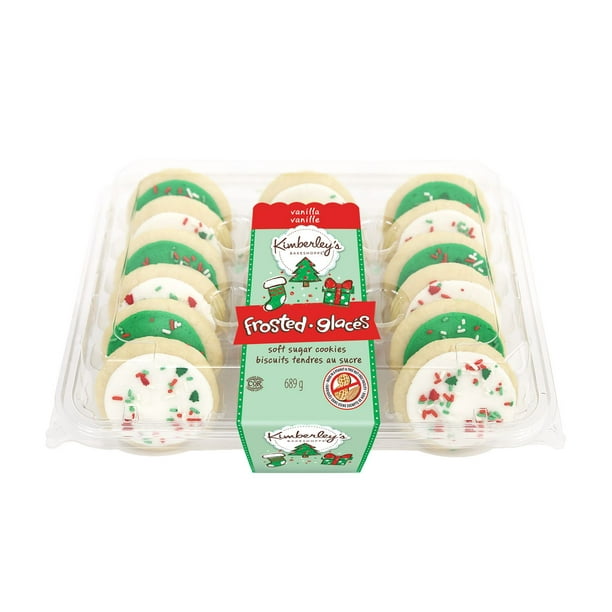 Kimberley’s Holiday Green and White Frosted Sugar Cookies