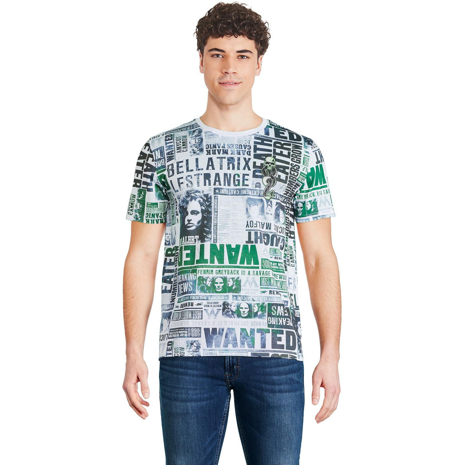 T-shirt à manches courtes Harry Potter pour hommes