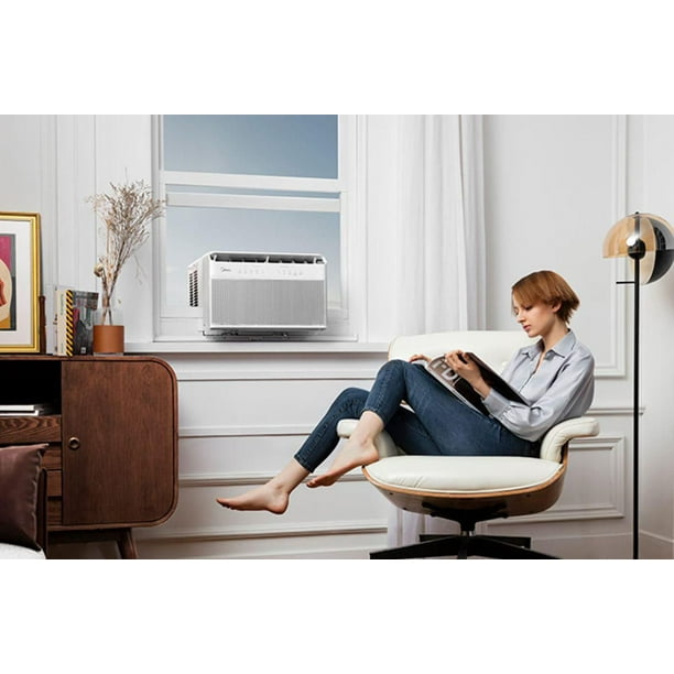 BLACK+DECKER 5,000 BTU 115 -Volts Window Air Conditioner Cools 150 Sq. Ft.  in White BD05MWT6 - The Home Depot