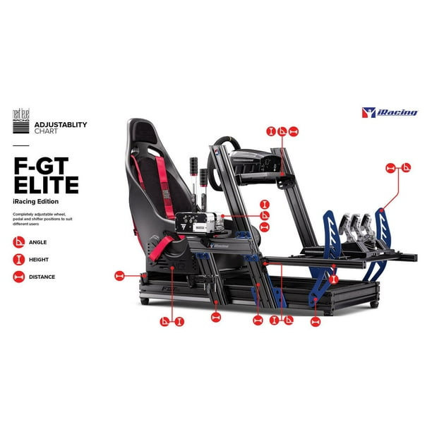 Cockpit de simulateur GTtrack de Next Level Racing® – châssis seulement 