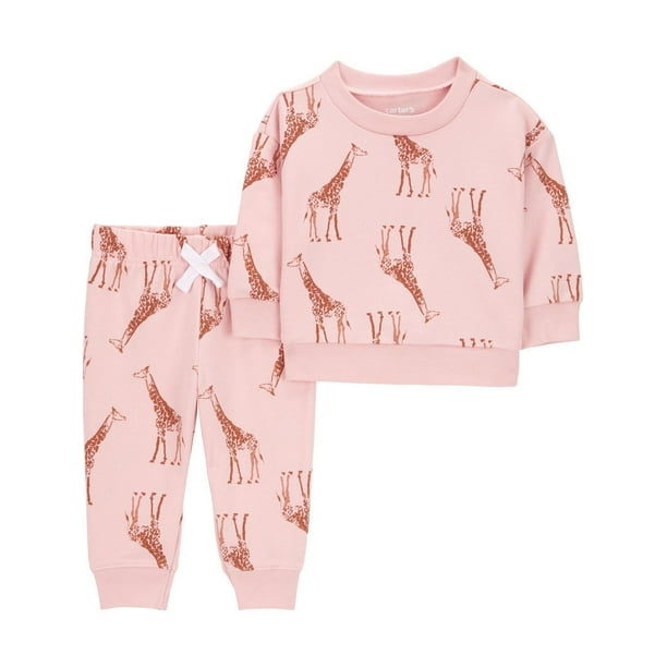 Carter's Child of Mine Baby Girls Giraffe 2Piece Set, 024 months