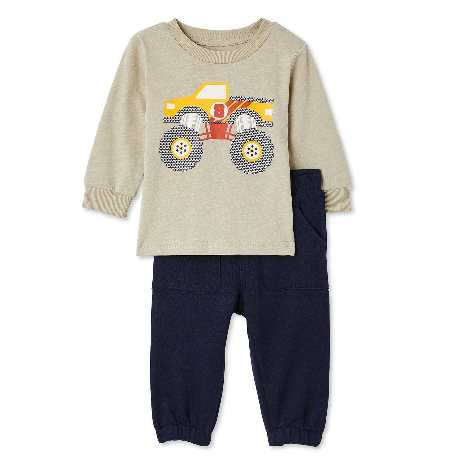 George Baby Boys' Graphic Tee 2-Piece Set