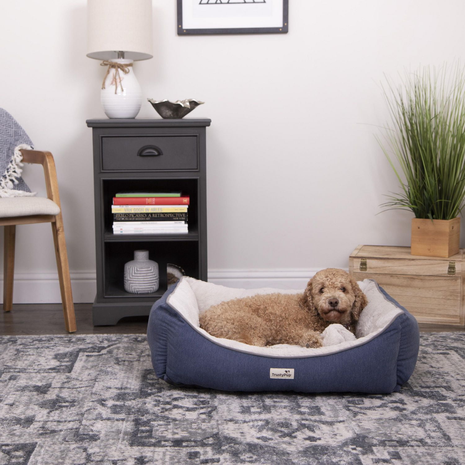 Dog bed for dogs that like to burrow best sale