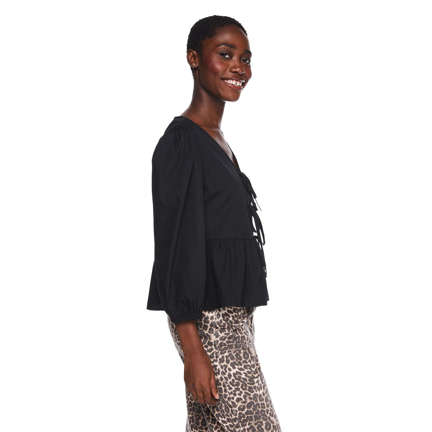 George Women's Tie Front Top