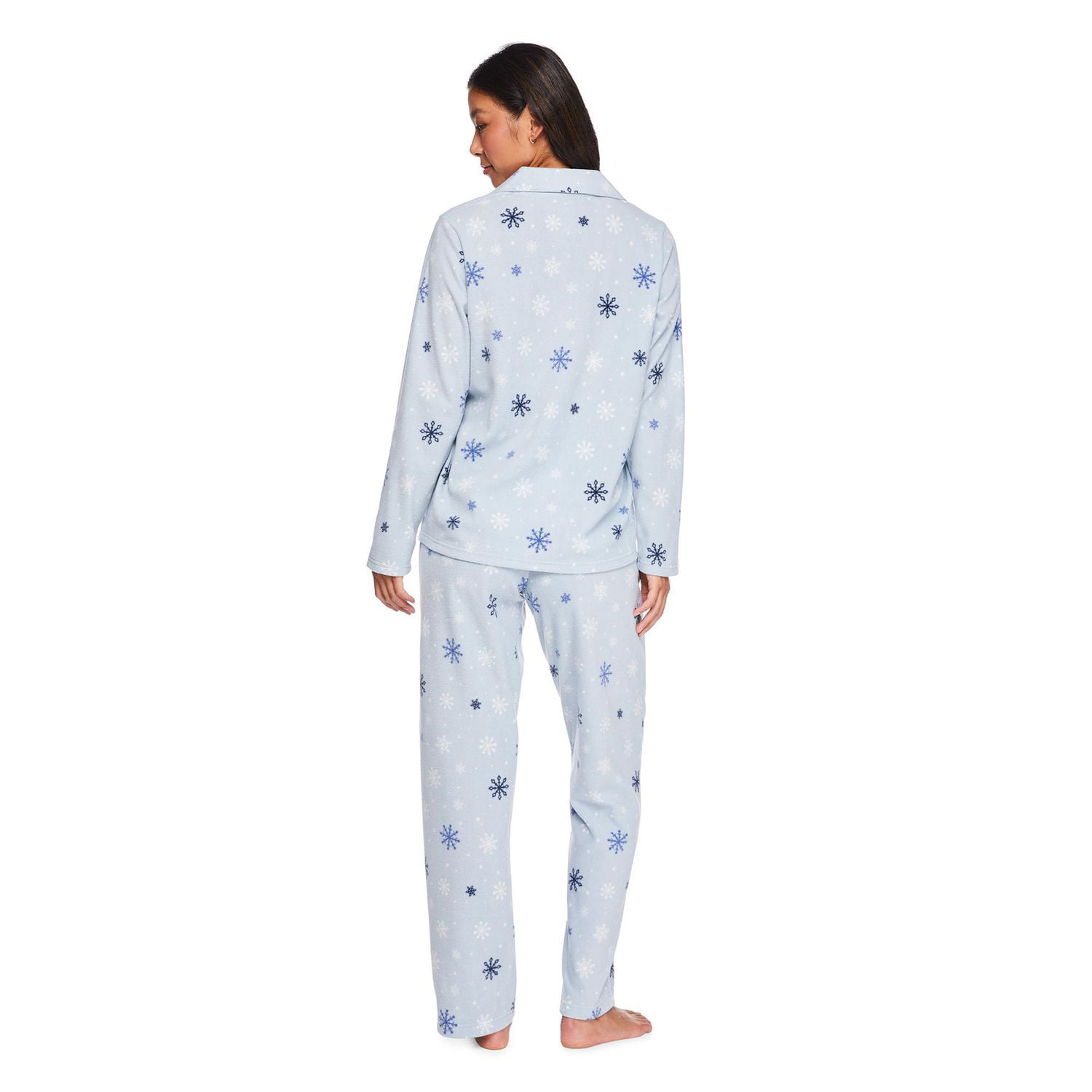 George Women's Notch Collar Pajama 2-Piece Set