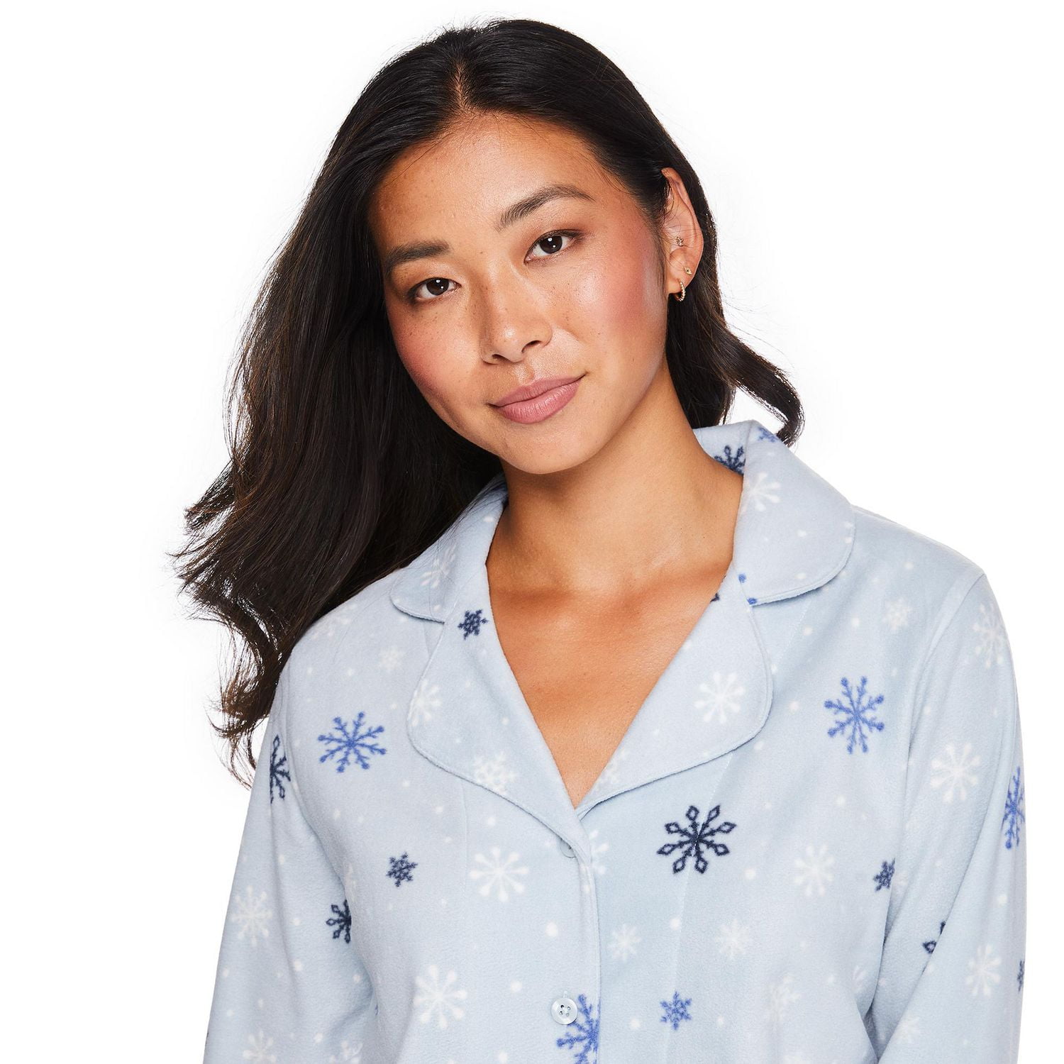 George Women's Notch Collar Pajama 2-Piece Set