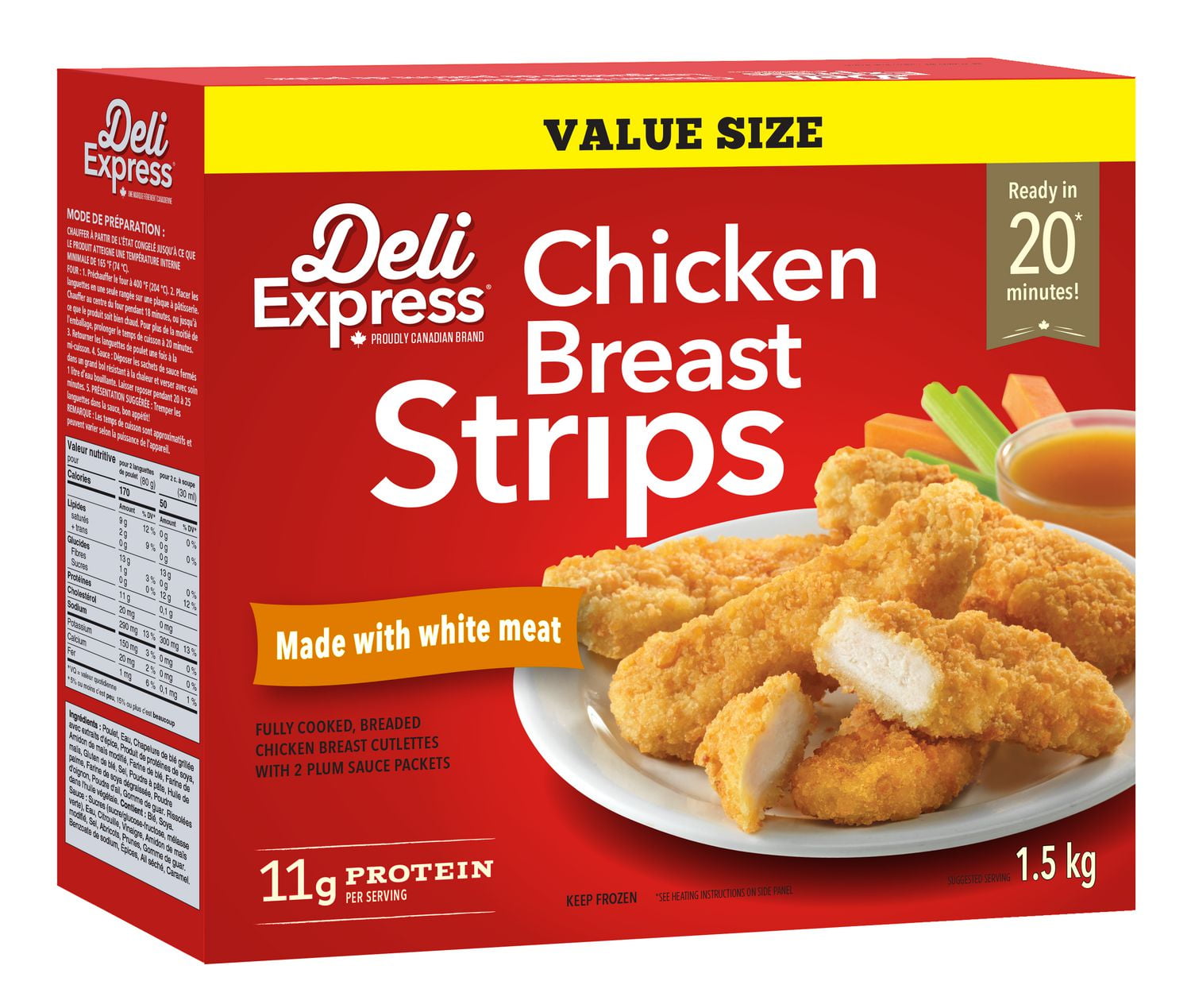 Deli Express Chicken Breast Strips Walmart Canada