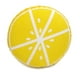 Coussin décoratif extérieur hometrends - <br>citron (Paquet de 2) – image 1 sur 1