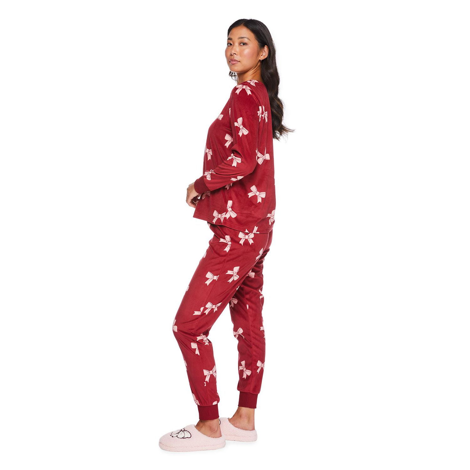 Pyjama 2 pièces en velours George pour femmes