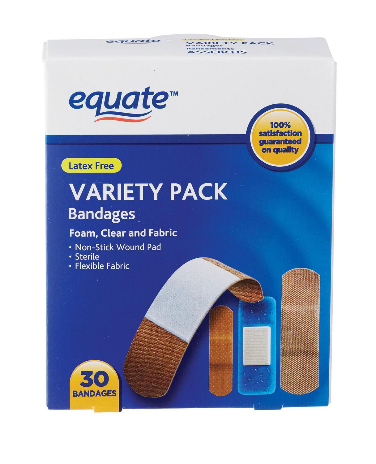 Equate Variety Pack Bandages, 30ct Walmart Canada