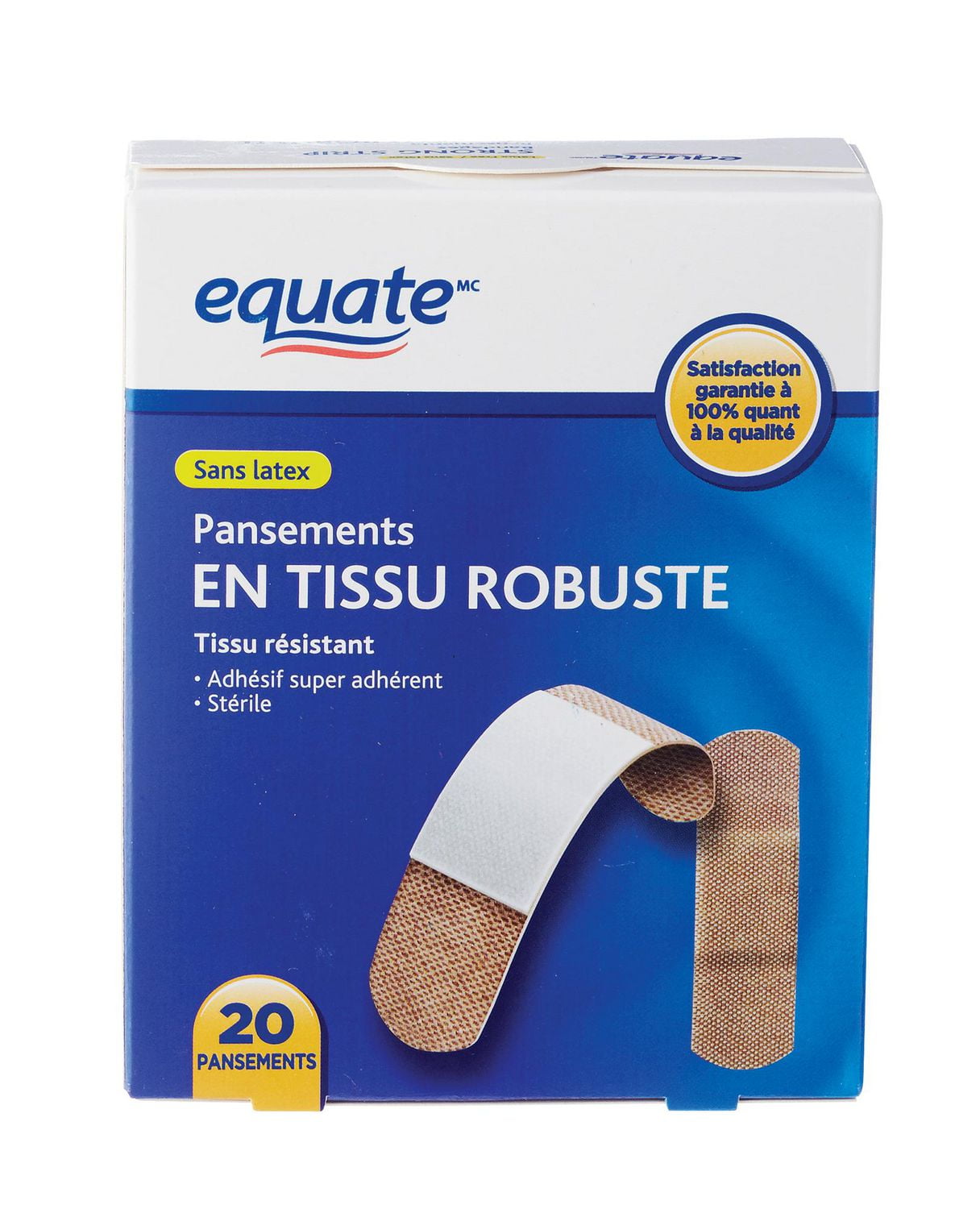 Equate Strong Strip Bandages, 20ct