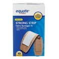 thumbnail image 1 of Equate Strong Strip Fabric Bandages XL, 10ct, 1 of 2