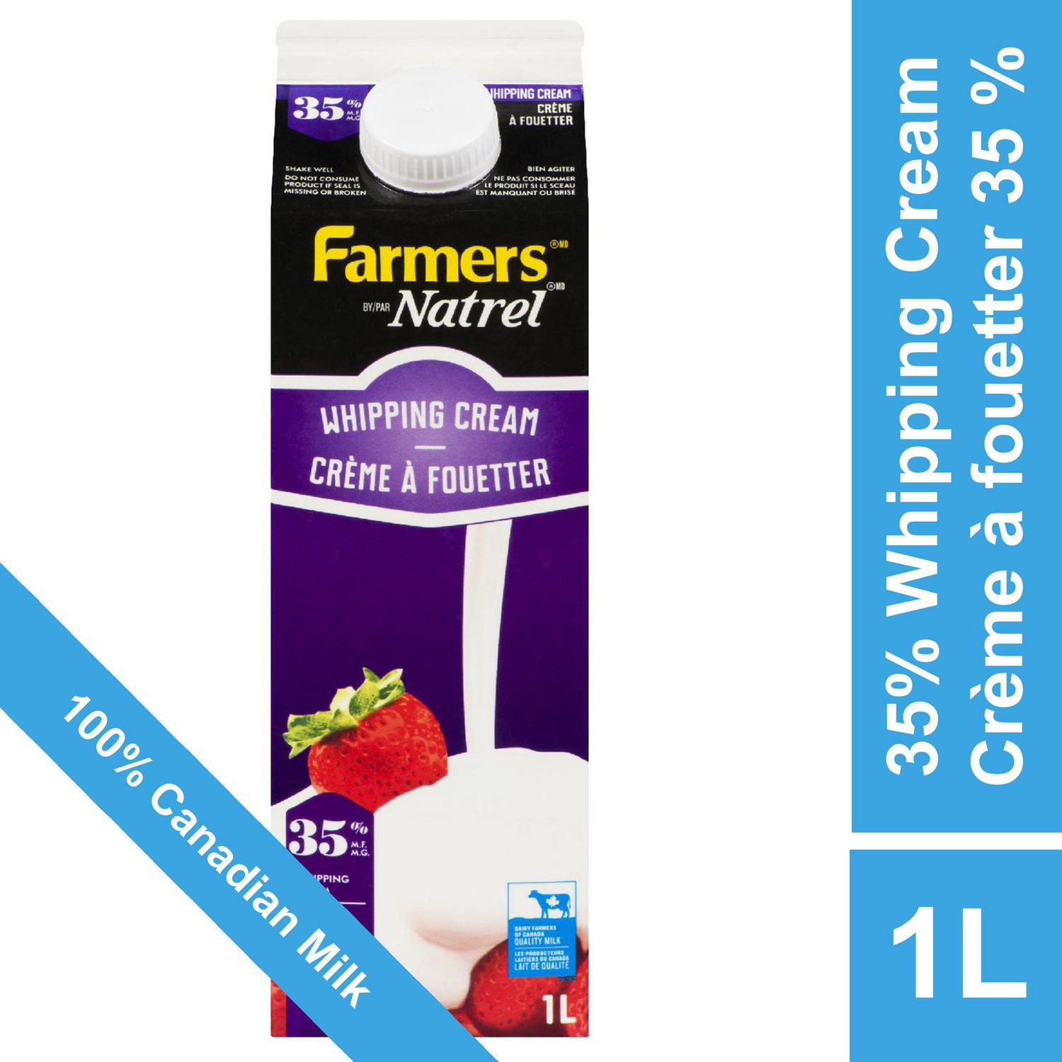 Farmers by Natrel 35 Whipping Cream Walmart Canada