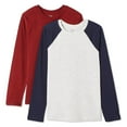 thumbnail image 1 of George Boys' Long Sleeve Tee 2-Pack, 1 of 2