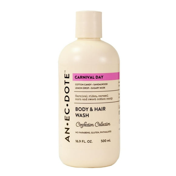 Anecdote lavage corps et cheveux, Carnival Day, 16.9 FL OZ/500 mL ANECDOTE CARNIVAL DAYLAVAGE CORPS