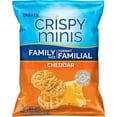 thumbnail image 1 of Quaker Crispy Minis Rice Chip Cheddar Family Size, 1 of 4