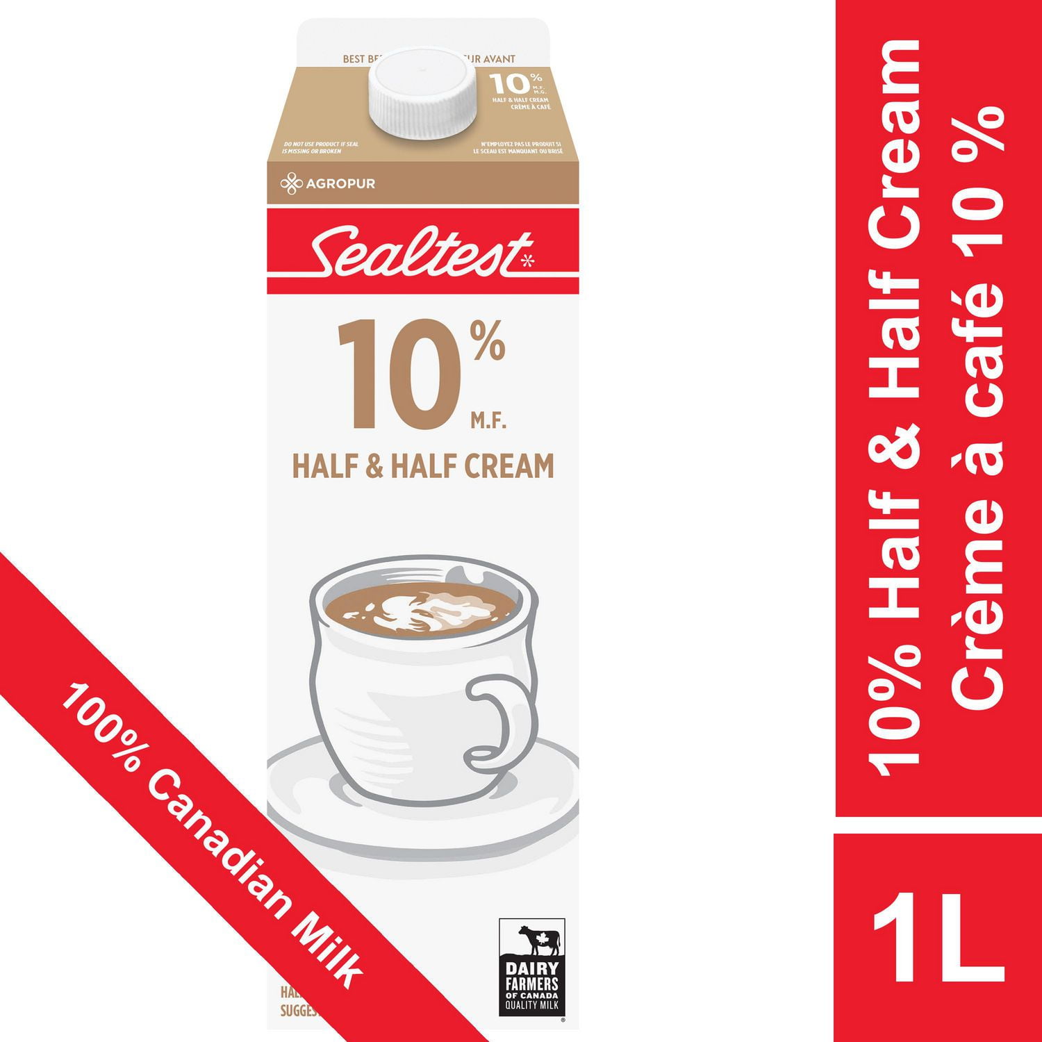 Sealtest 10 Half & Half Coffee Cream Walmart Canada