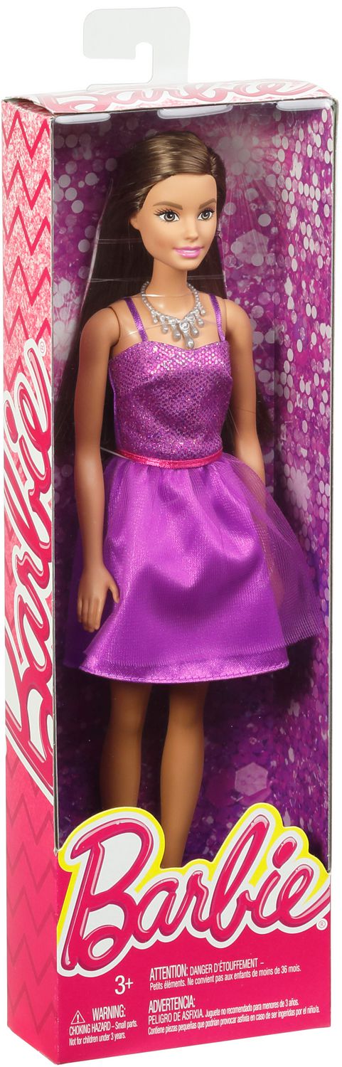 barbie glitz doll purple dress
